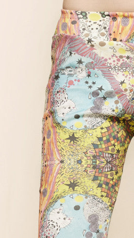 oda - kaleidascope leggings - up close